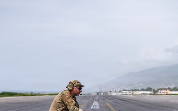 CRE: Survey Team Conducts Airfield Assessment