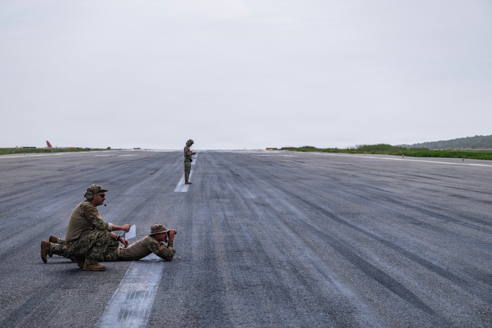 CRE: Survey Team Conducts Airfield Assessment
