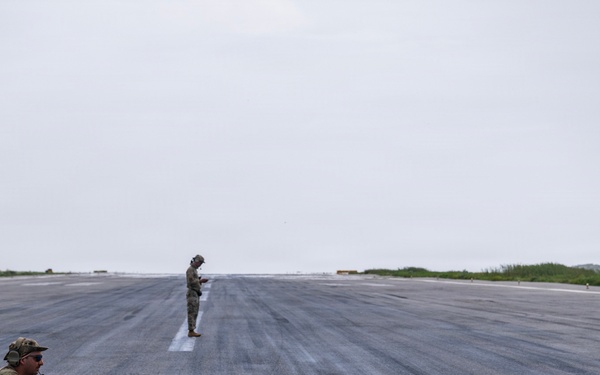 CRE: Survey Team Conducts Airfield Assessment