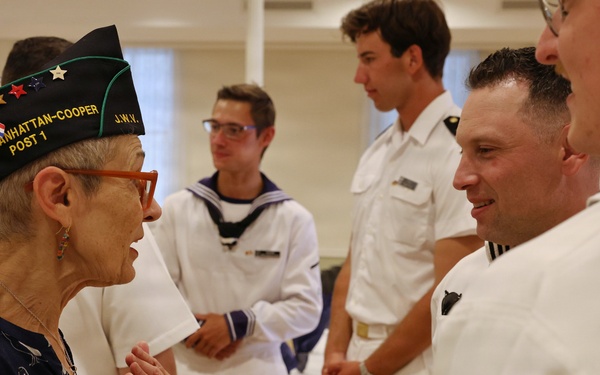 Jewish War Veterans U.S. Post #1 Host’s Service Members During International Naval Review 250