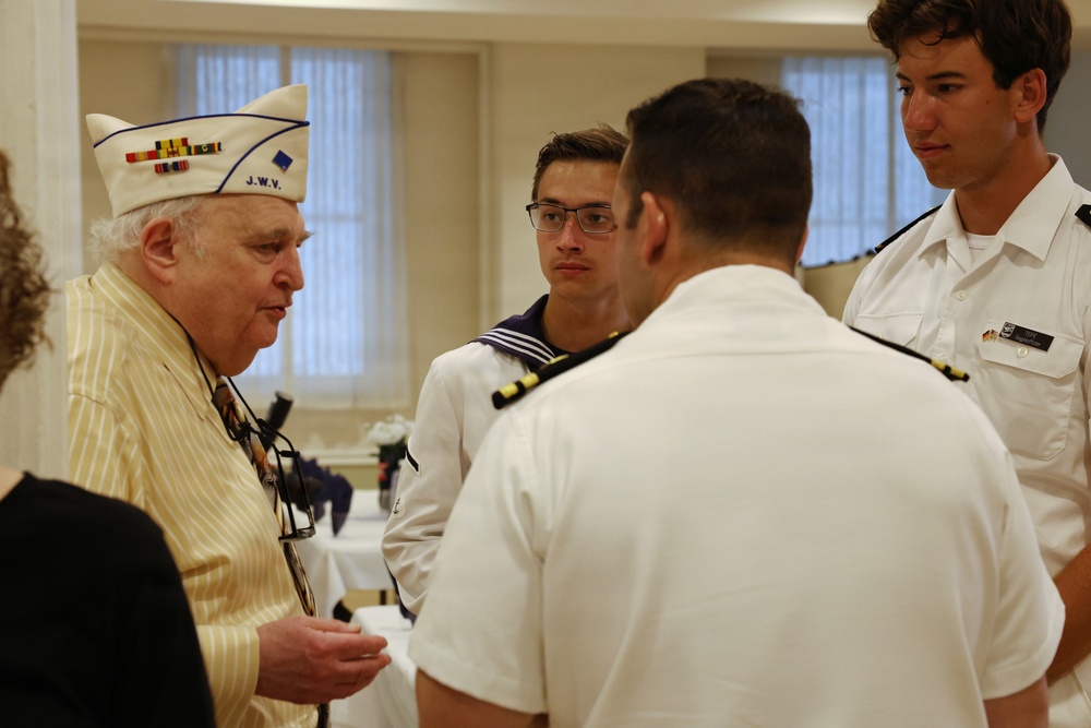 Jewish War Veterans of the U.S.A. Post #1 Host’s Service Members During International Naval Review 250