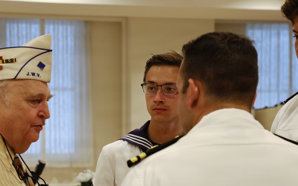 Jewish War Veterans U.S. Post #1 Host’s Service Members During International Naval Review 250