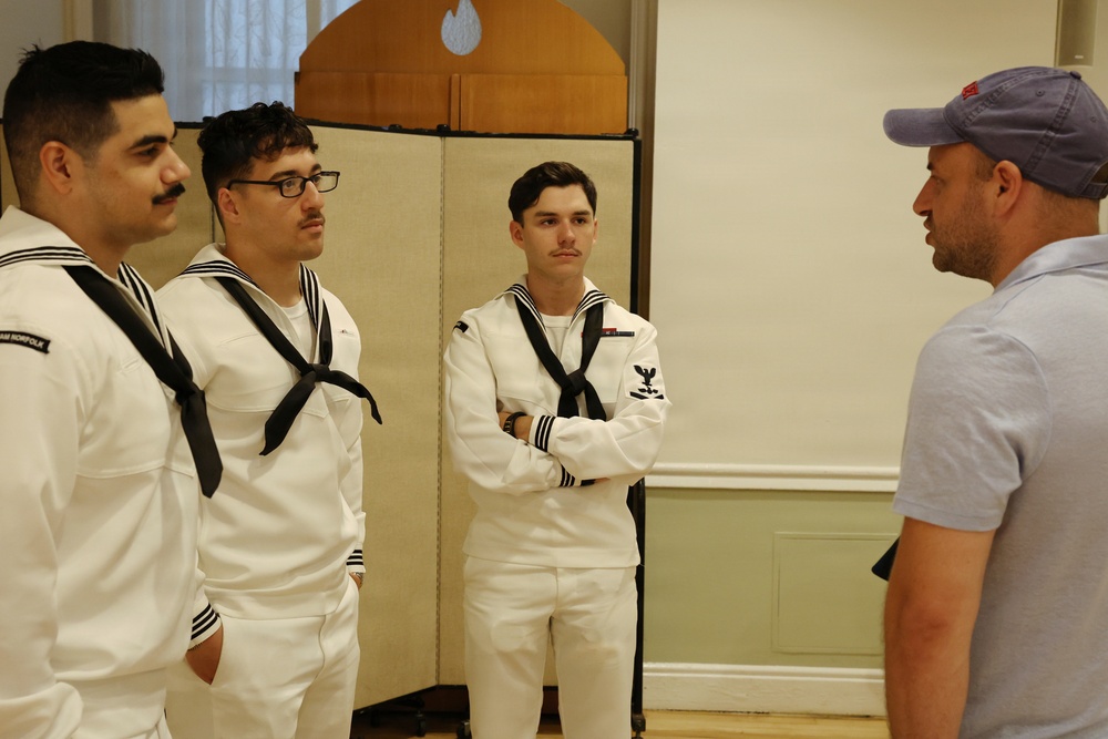 Jewish War Veterans of the U.S.A. Post #1 Host’s Service Members During International Naval Review 250