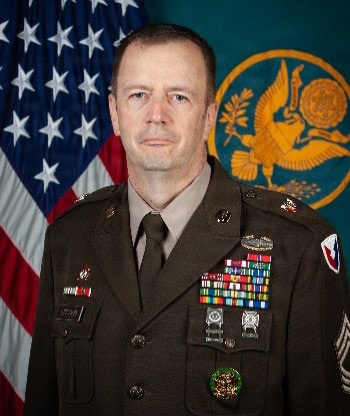 MASTER SERGEANT TIMOTHY H. UTTER, SENIOR ENLISTED ADVISOR – 407TH ARMY FIELD SUPPORT BATTALION-HOOD.