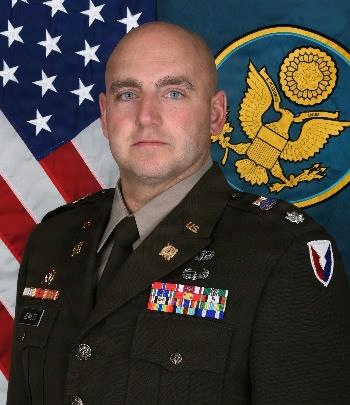 Lieutenant Colonel Larry W. Jewett III, COMMANDER, ARMY FIELD SUPPORT BATTALION-DRUM.