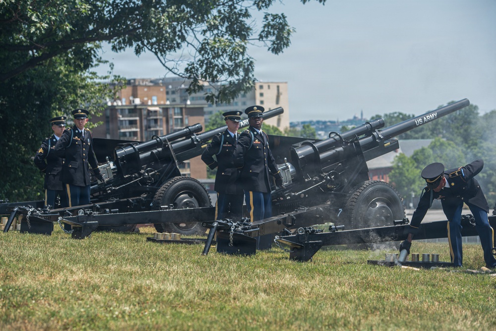 America's 250th Anniversary 50-Gun Salute