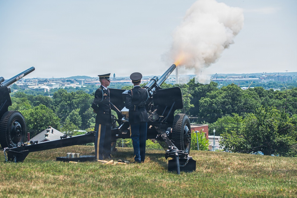 America's 250th Anniversary 50-Gun Salute