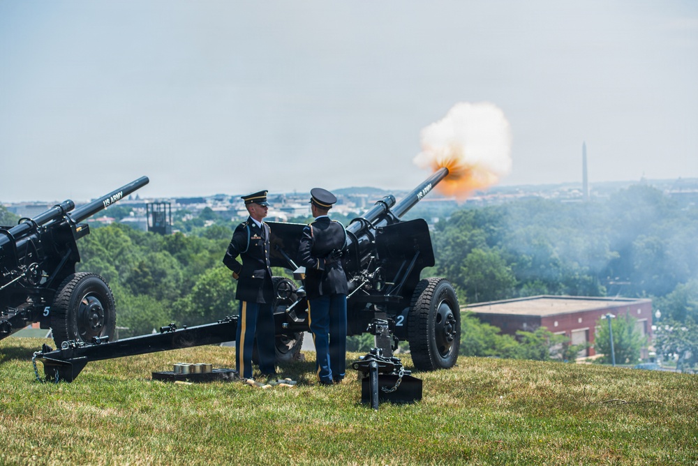 America's 250th Anniversary 50-Gun Salute