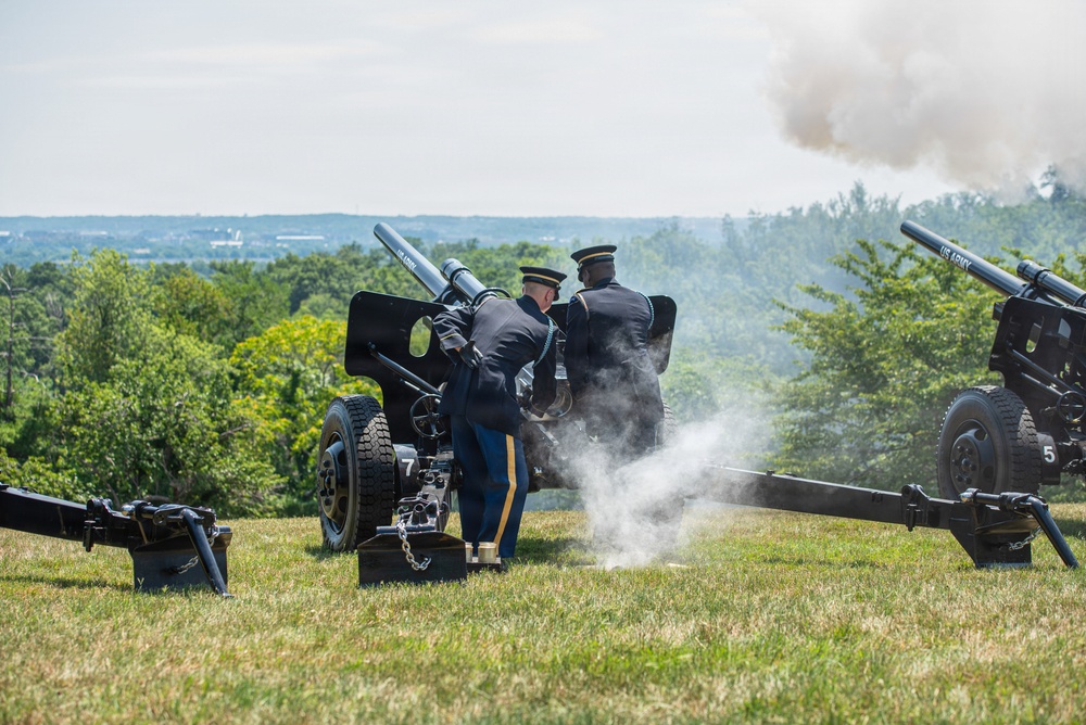 America's 250th Anniversary 50-Gun Salute