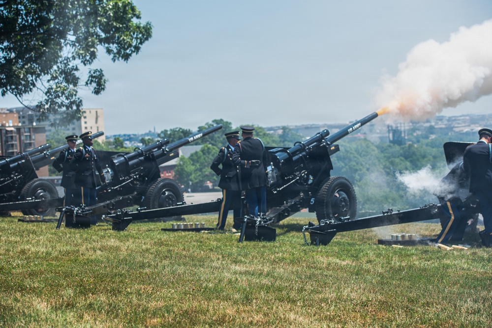America's 250th Anniversary 50-Gun Salute