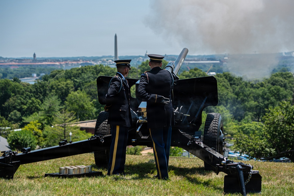America's 250th Anniversary 50-Gun Salute