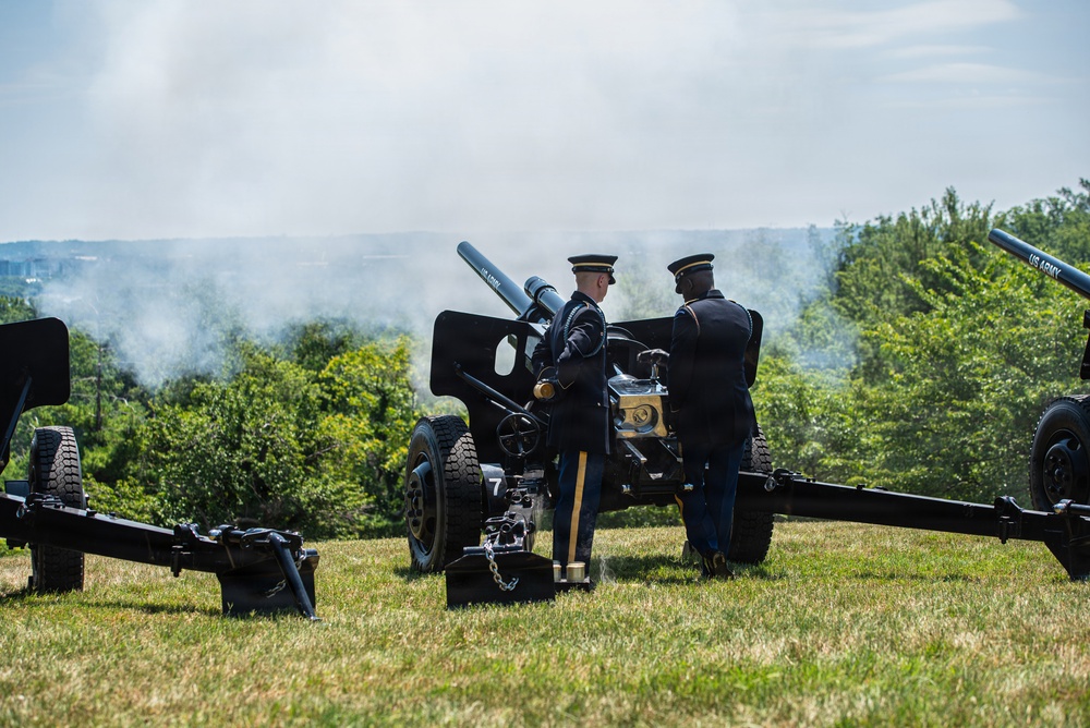 America's 250th Anniversary 50-Gun Salute