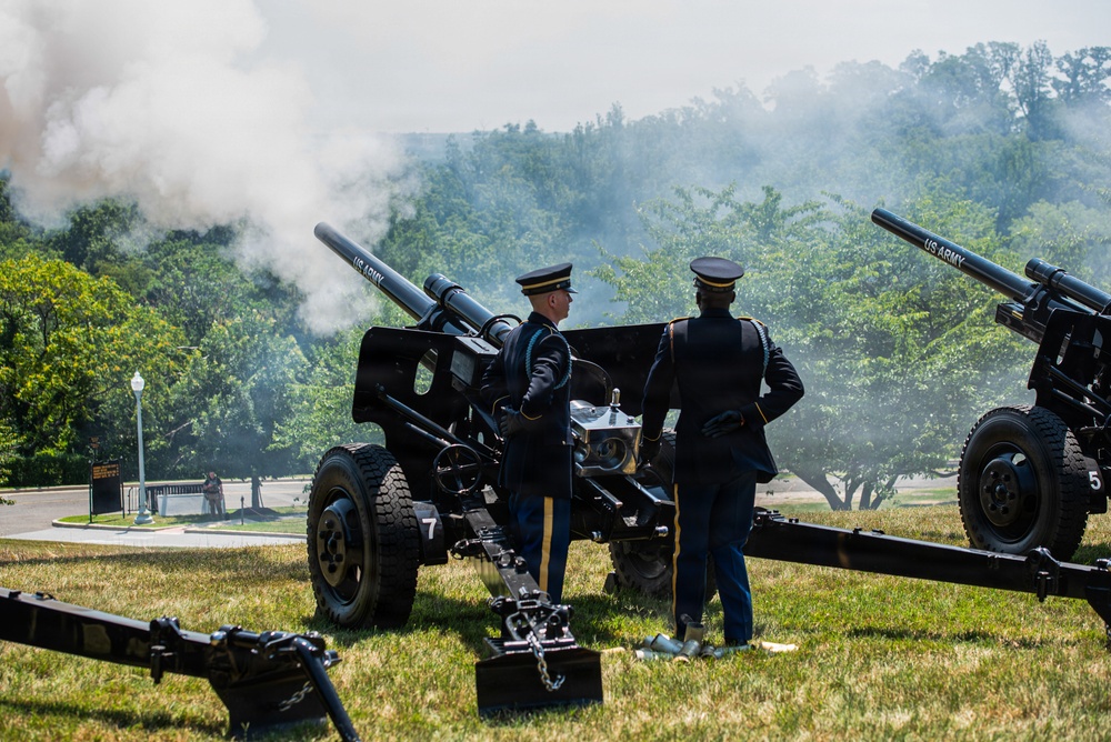 America's 250th Anniversary 50-Gun Salute