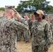 First Naval Construction Regiment Holds Promotion Ceremony For Sailor