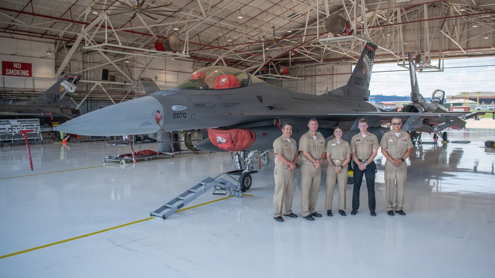U.S.S. Oklahoma Commissioning Committee for SSN 802 Connects with 138th Fighter Wing