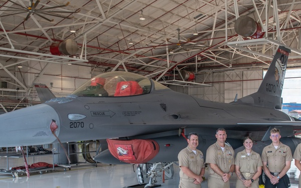 U.S.S. Oklahoma Commissioning Committee for SSN 802 Connects with 138th Fighter Wing