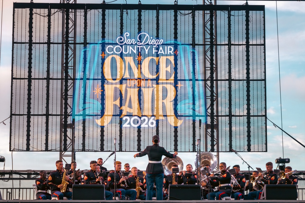 Marine Band San Diego Performs at the 2026 San Diego County Fair