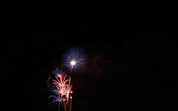 Fireworks over JBPHH for the United States of America's 250th Birthday