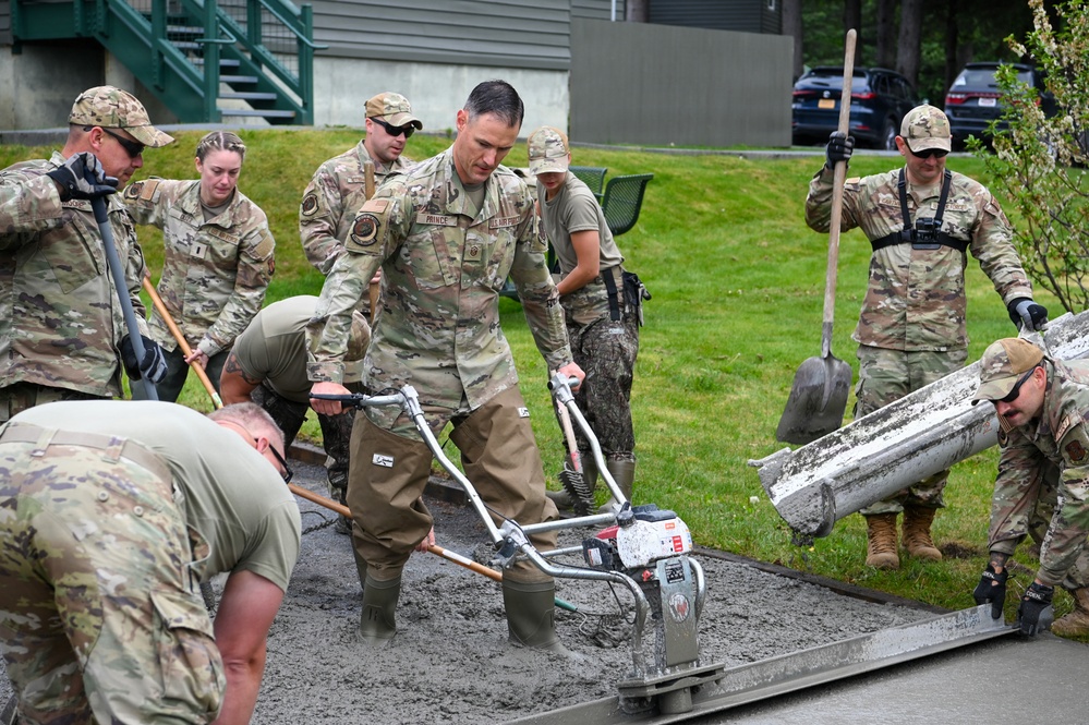 169th CES Airmen advance construction projects during Alaska DFT