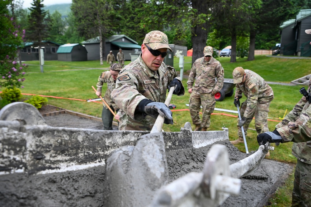 169th CES Airmen advance construction projects during Alaska DFT