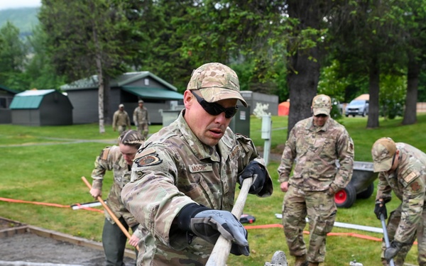 169th CES Airmen advance construction projects during Alaska DFT