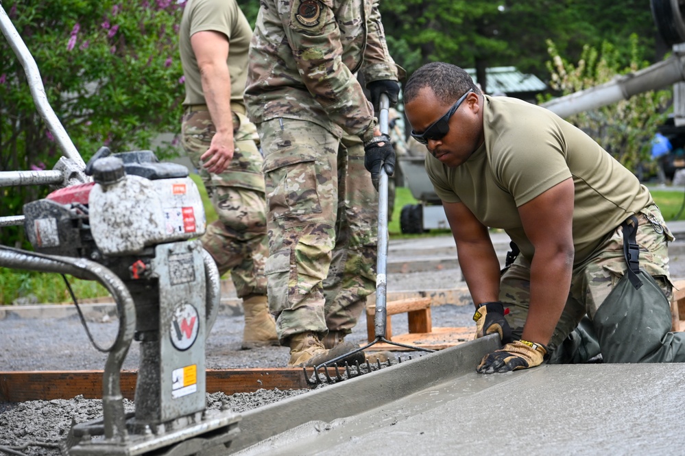 169th CES Airmen advance construction projects during Alaska DFT