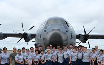 Local JROTC cadets visit 136th Airlift Wing