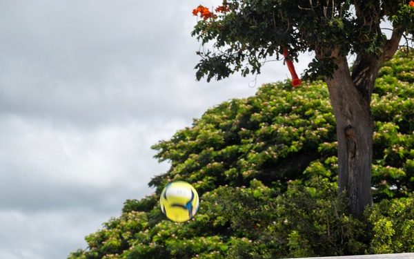 Partner nations participate in the RIMPAC 2026 sand volleyball tournament