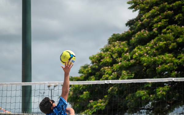 Partner nations participate in the RIMPAC 2026 sand volleyball tournament