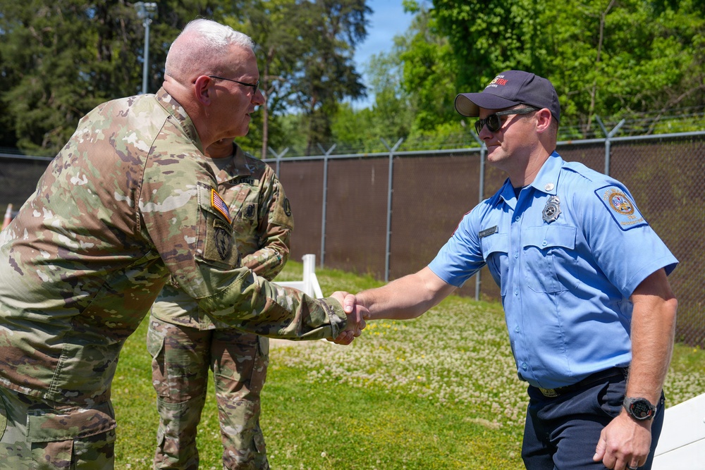 U.S. Army Military District of Washington and Joint Task Force- National Capital Region Commanding General visits Fort Meade May 2026