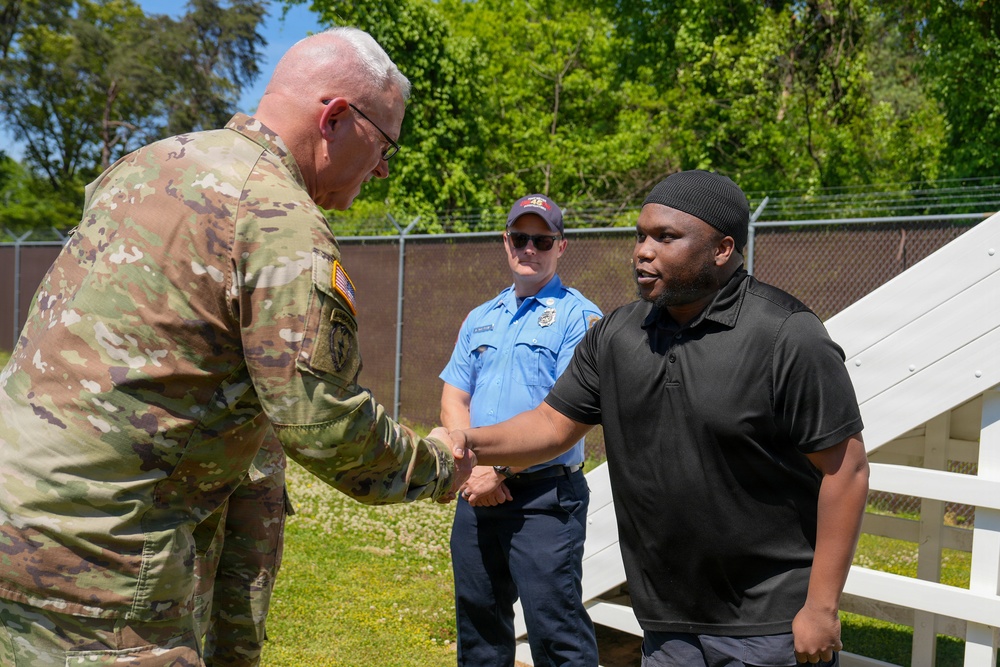 U.S. Army Military District of Washington and Joint Task Force- National Capital Region Commanding General visits Fort Meade May 2026