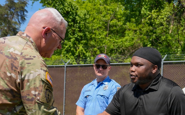 U.S. Army Military District of Washington and Joint Task Force- National Capital Region Commanding General visits Fort Meade May 2026
