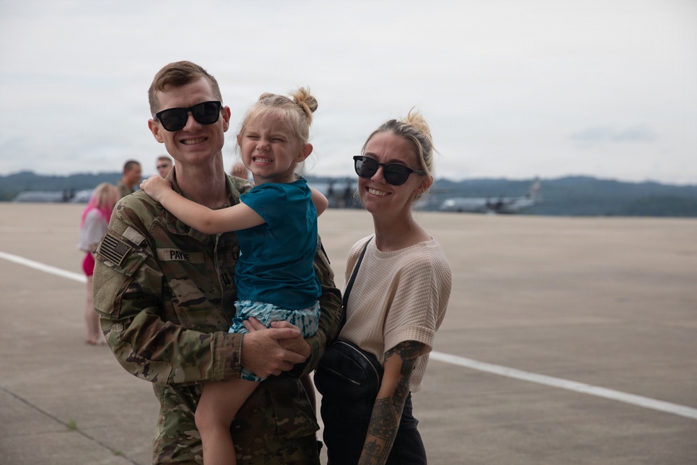111th Engineer Brigade Soldiers and families send-off