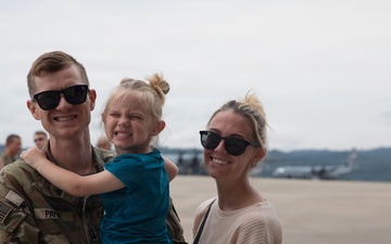 111th Engineer Brigade Soldiers and families send-off