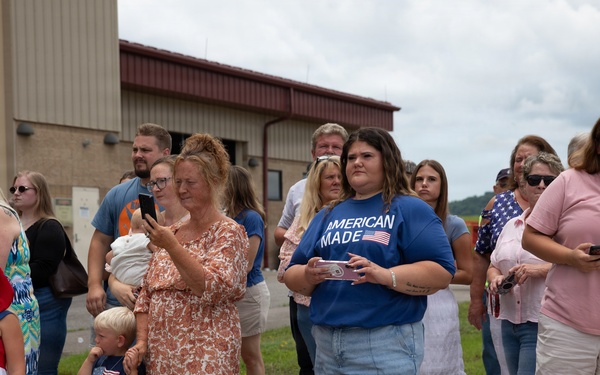 111th Engineer Brigade Soldiers and families send-off