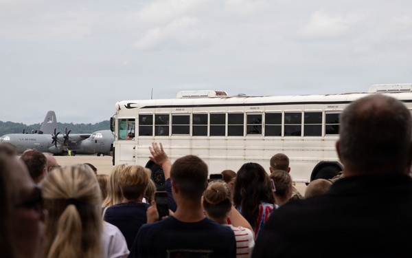 111th Engineer Brigade Soldiers and families send-off