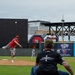 184th Wing gathers for family day at Wind Surge baseball game