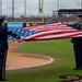 184th Wing gathers for family day at Wind Surge baseball game