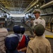 Visitors Tour the USS Arlingotn