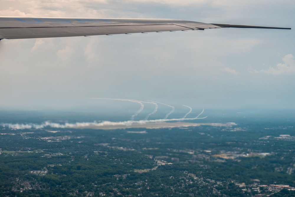 U.S. Air Force showcases past and present presidential airlift assets at Freedom 250 celebration