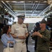Visitors Tour the USS Arlingotn