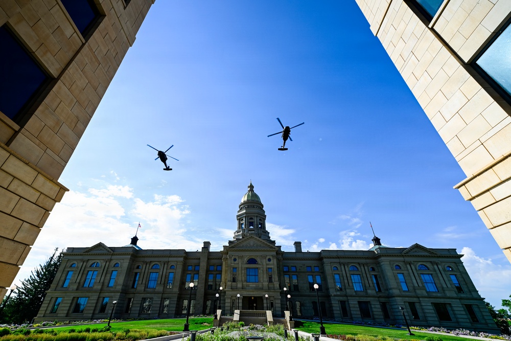 Wyoming Army National Guard supports state's 250th anniversary celebration