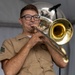 2nd Marine Division and Coast Guard Band Perform at the Intrepid Museum during INR 250