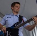 2nd Marine Division and Coast Guard Band Perform at the Intrepid Museum during INR 250