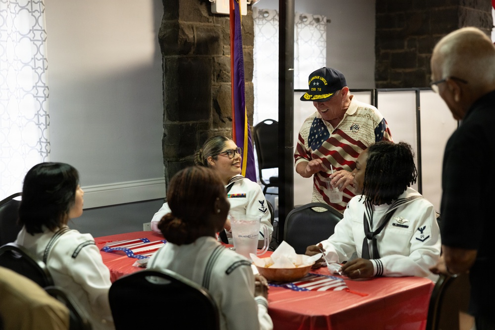 Elk Lodge hosts U.S. Marines and Sailors during INR 250