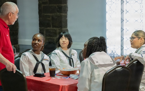 Elk Lodge hosts U.S. Marines and Sailors during INR 250