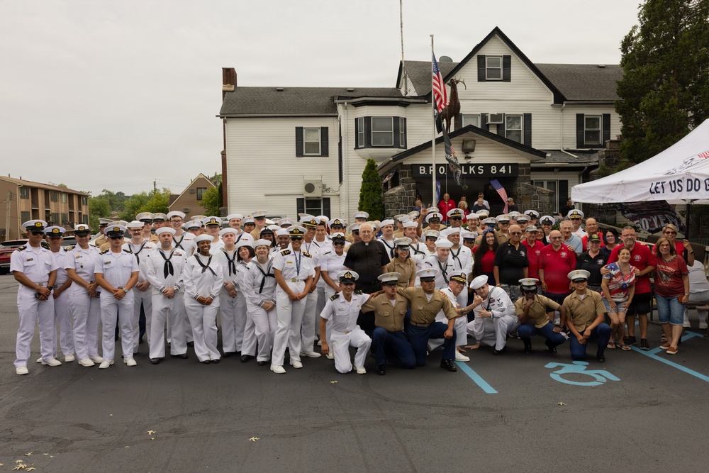 Elk Lodge hosts U.S. Marines and Sailors during INR 250