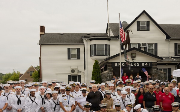 Elk Lodge hosts U.S. Marines and Sailors during INR 250