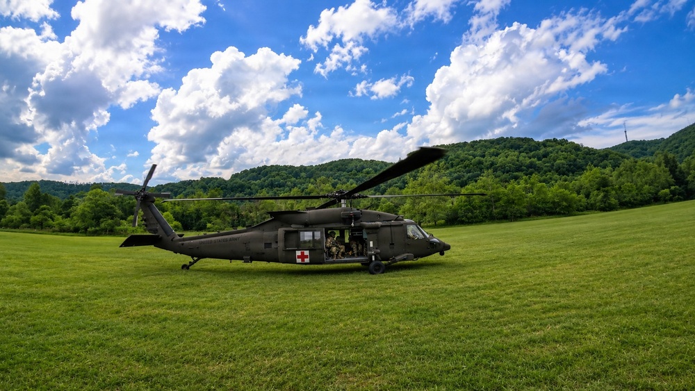 126th Aviation Regiment Annual Training at Camp Dawson