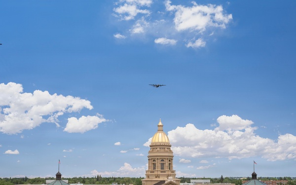 153rd Airlift Wing supports Wyoming's 250th anniversary celebration